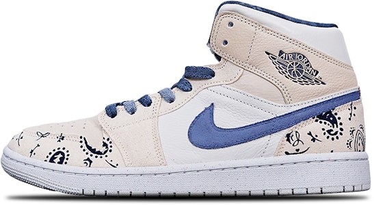 (W) Zapatillas Personalizadas Air Jordan 1 Mid SE "Sand Paisley" DM9126-104(TeamT-AJ格腰果花S-BOX) Order (W) Zapatillas Personalizadas Air Jordan 1 Mid SE "Sand Paisley" DM9126-104(TeamT-AJ格腰果花S-BOX)