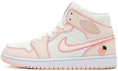 【定制球鞋】 Jordan Air Jordan 1 Mid SE 氣泡水母 可愛 草莓白巧 中幫 復古籃球鞋 女款 粉色 Buy 【定制球鞋】 Jordan Air Jordan 1 Mid SE 氣泡水母 可愛 草莓白巧 中幫 復古籃球鞋 女款 粉色