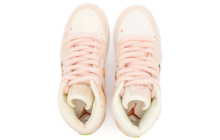 Shop (W) [Zapatillas Personalizadas] Air Jordan 1 Mid SE 'Batido de Fresa' DA8009-108(TeamR-女款草莓粉红)