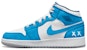 (W) 에어 조던 1 미드 '타이드 워시 UNC' (커스텀) DR6235-401(TeamY-女款冰河世纪北卡蓝)