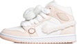 Buy 【定製球鞋】 Jordan Air Jordan 1 Mid SE “CNY” 新年定製 兔年 絨毛鉤子 中幫 復古籃球鞋 女款 白粉