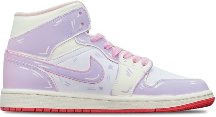 【客製化球鞋】Jordan Air Jordan 1 Mid 光變溫變 美少女戰士 愛心變身器 特殊鞋盒 中幫 復古籃球鞋 女款 米粉 Lookbook 【客製化球鞋】Jordan Air Jordan 1 Mid 光變溫變 美少女戰士 愛心變身器 特殊鞋盒 中幫 復古籃球鞋 女款 米粉