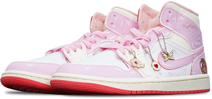 【客製化球鞋】Jordan Air Jordan 1 Mid 光變溫變 美少女戰士 愛心變身器 特殊鞋盒 中幫 復古籃球鞋 女款 米粉 Shop 【客製化球鞋】Jordan Air Jordan 1 Mid 光變溫變 美少女戰士 愛心變身器 特殊鞋盒 中幫 復古籃球鞋 女款 米粉