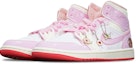 Shop 【客製化球鞋】Jordan Air Jordan 1 Mid 光變溫變 美少女戰士 愛心變身器 特殊鞋盒 中幫 復古籃球鞋 女款 米粉
