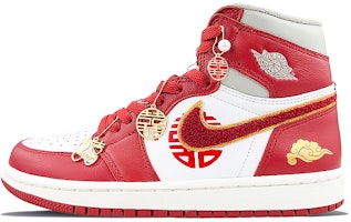 【訂製球鞋】 Jordan Air Jordan 1 球場精靈 祥云 喜慶 高幫 復古籃球鞋 女款 紅金 Buy 【訂製球鞋】 Jordan Air Jordan 1 球場精靈 祥云 喜慶 高幫 復古籃球鞋 女款 紅金
