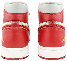 【訂製球鞋】 Jordan Air Jordan 1 球場精靈 祥云 喜慶 高幫 復古籃球鞋 女款 紅金 Shop 【訂製球鞋】 Jordan Air Jordan 1 球場精靈 祥云 喜慶 高幫 復古籃球鞋 女款 紅金