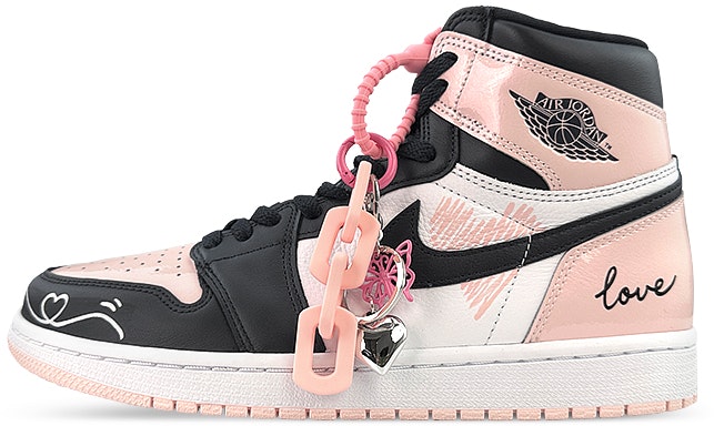 custom-shoes-women-air-jordan-1-retro-high-bubblegum-butterfly