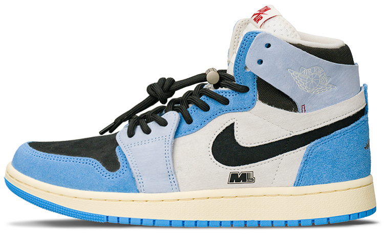 Order 【定製籃球鞋】Jordan Air Jordan 1 反轉北卡 TMS 多巴胺 秋冬戶外搭配 防滑耐磨 高筒 復古籃球鞋 女款 黑藍