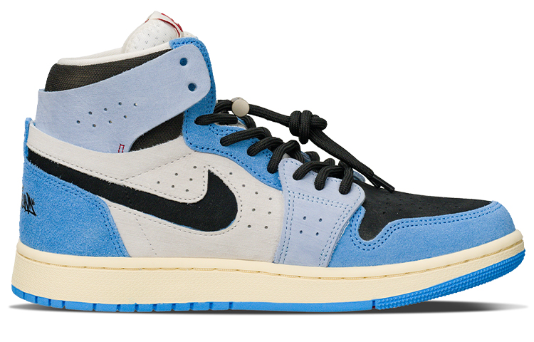 Lookbook 【定製籃球鞋】Jordan Air Jordan 1 反轉北卡 TMS 多巴胺 秋冬戶外搭配 防滑耐磨 高筒 復古籃球鞋 女款 黑藍