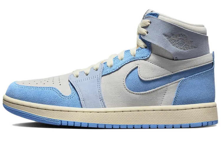 Sizing 【定製籃球鞋】Jordan Air Jordan 1 反轉北卡 TMS 多巴胺 秋冬戶外搭配 防滑耐磨 高筒 復古籃球鞋 女款 黑藍