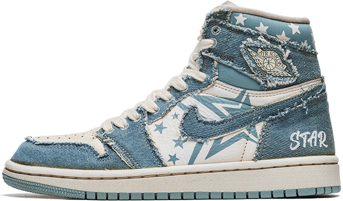 (W) 커스텀 에어 조던 1 레트로 OG '커피 다이 데님 화이트-블루' DM9036-104(TeamB-女款咖啡染白蓝B-BOX) Buy (W) 커스텀 에어 조던 1 레트로 OG '커피 다이 데님 화이트-블루' DM9036-104(TeamB-女款咖啡染白蓝B-BOX)