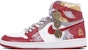 (W) 에어 조던 1 레트로 OG '새해 레드 벨벳' 커스텀 DJ4891-061(Team4-女大展宏兔)