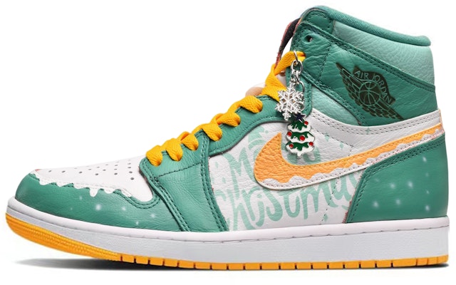 (W) 에어 조던 1 레트로 OG "크리스마스 트리" 555088-706(TeamE-女款圣诞树绿白黄) Order (W) 에어 조던 1 레트로 OG "크리스마스 트리" 555088-706(TeamE-女款圣诞树绿白黄)