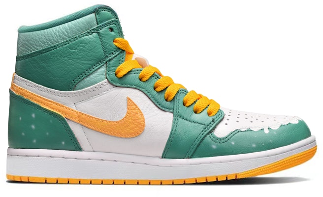 (W) 에어 조던 1 레트로 OG "크리스마스 트리" 555088-706(TeamE-女款圣诞树绿白黄) Lookbook (W) 에어 조던 1 레트로 OG "크리스마스 트리" 555088-706(TeamE-女款圣诞树绿白黄)
