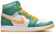 (W) 에어 조던 1 레트로 OG "크리스마스 트리" 555088-706(TeamE-女款圣诞树绿白黄)