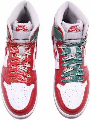 (W) 에어 조던 1 레트로 OG '뉴스타일 첸ille 화이트 레드 그린' (커스텀) DJ4891-061(TeamTen-女款圣诞星星) Shop (W) 에어 조던 1 레트로 OG '뉴스타일 첸ille 화이트 레드 그린' (커스텀) DJ4891-061(TeamTen-女款圣诞星星)