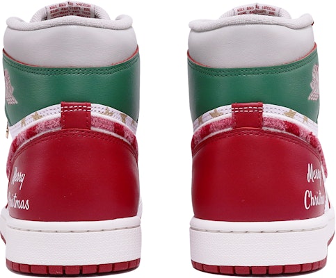【客製球鞋】Jordan Air Jordan 1 Retro High OG 聖誕主題 星星 文字 潮流 高幫 復古籃球鞋 女款 白紅綠 特殊禮盒版 Purchase 【客製球鞋】Jordan Air Jordan 1 Retro High OG 聖誕主題 星星 文字 潮流 高幫 復古籃球鞋 女款 白紅綠 特殊禮盒版