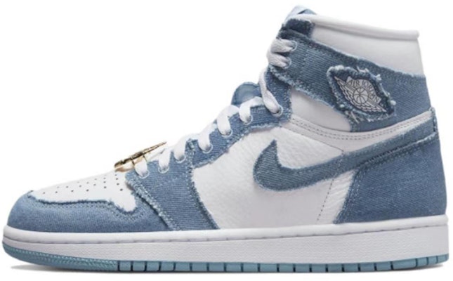 (W) 커스텀 에어 조던 1 레트로 OG '커피 다이 데님 화이트-블루' DM9036-104(TeamB-女款咖啡染白蓝B-BOX) Details for (W) 커스텀 에어 조던 1 레트로 OG '커피 다이 데님 화이트-블루' DM9036-104(TeamB-女款咖啡染白蓝B-BOX)