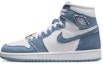 Details for (W) 에어 조던 1 레트로 OG '청백 데님 학' (48 characters) DM9036-104(TeamB-女款咖啡染白蓝)