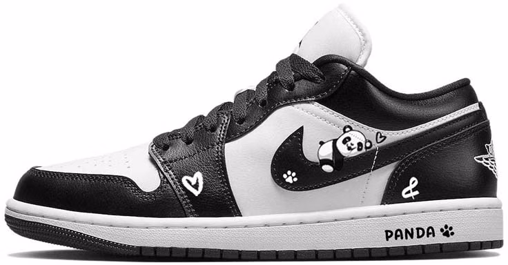 custom-shoes-women-air-jordan-1-retro-low-lazy-panda