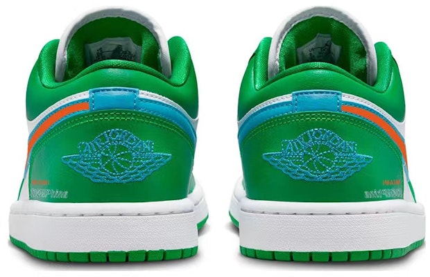 【定制球鞋】 Jordan Air Jordan 1 星月海豚 藍色好運 潮流復古 減震防滑 低筒 復古籃球鞋 女款 白綠藍 Shop 【定制球鞋】 Jordan Air Jordan 1 星月海豚 藍色好運 潮流復古 減震防滑 低筒 復古籃球鞋 女款 白綠藍