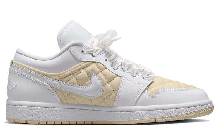 Order (W) エアジョーダン1 シャネル風 ベージュ (Ea Jo-dan 1 Shaneru-fu be-ju) DB6480-100(TeamY-女款小香奈儿米白)