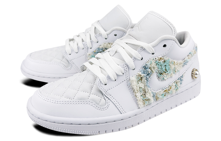 Lookbook (W) [定制鞋款] Air Jordan Chanel x 1 Low '白绿珍珠' DB6480-100(Team叁-女款AJ绿小香)