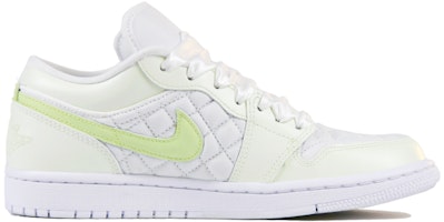 【定製球鞋】Jordan Air Jordan 1 小香奈兒 茉莉綠提 夏日清新 絲質鞋帶 低筒 復古籃球鞋 女款 白綠 Lookbook 【定製球鞋】Jordan Air Jordan 1 小香奈兒 茉莉綠提 夏日清新 絲質鞋帶 低筒 復古籃球鞋 女款 白綠