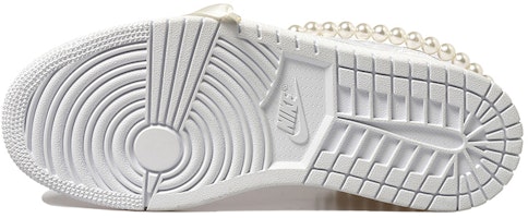 (W) 에어 조던 샤넬 x 1 미드 '화이트 펄 - 실크 레이스' DB6078-100(Team拾玖-小香风) Details for (W) 에어 조던 샤넬 x 1 미드 '화이트 펄 - 실크 레이스' DB6078-100(Team拾玖-小香风)