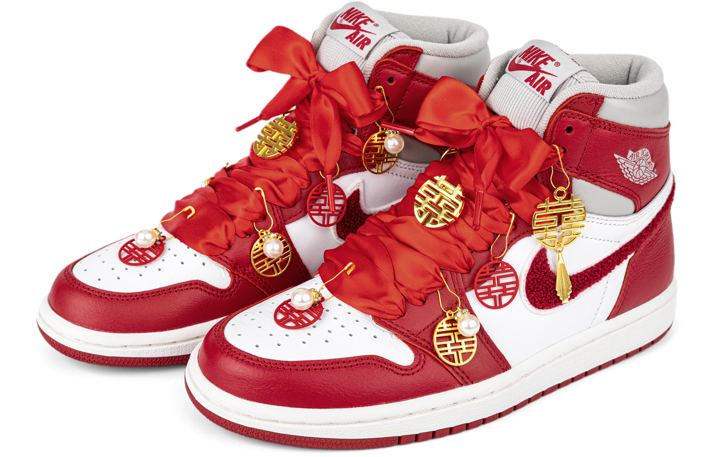 Shop (W) [定制鞋款] Air Jordan CLOT x 1 Mid '中式婚礼' DJ4891-061-460011