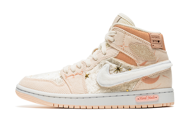 Buy (W) [定制鞋款] Air Jordan CLOT x 1 Mid '白粉' DA8009-108(TeamB-情人节星月白粉)