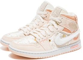 (W) エア ジョーダン CLOT x 1 Mid 白ピンク DA8009-108(TeamB-情人节星月白粉) Lookbook (W) エア ジョーダン CLOT x 1 Mid 白ピンク DA8009-108(TeamB-情人节星月白粉)