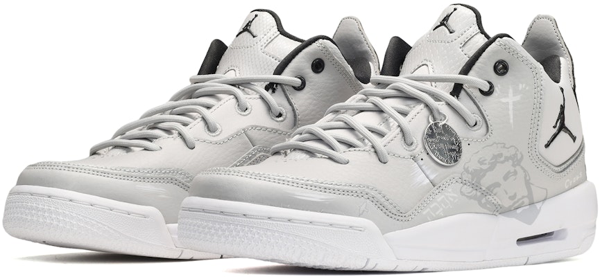 【訂製籃球鞋】 Jordan Courtside 23 夏日清涼 塗鴉 小衛雕像 十字架 中筒 復古籃球鞋 女款 黑白灰 Lookbook 【訂製籃球鞋】 Jordan Courtside 23 夏日清涼 塗鴉 小衛雕像 十字架 中筒 復古籃球鞋 女款 黑白灰