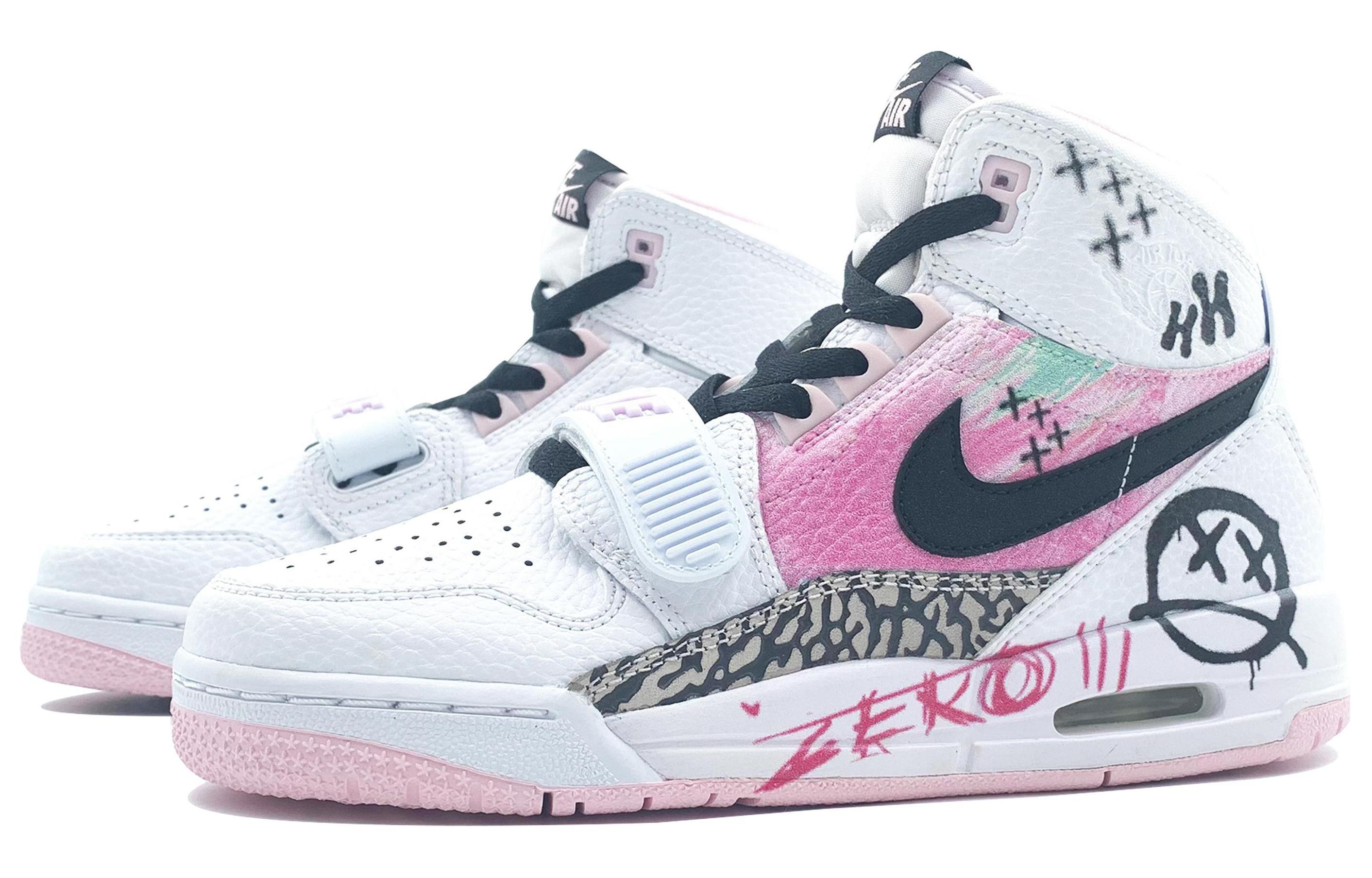 Shop (W) 【定制鞋款】Air Jordan Legacy 312 '白黑粉' AT4040-106(Team113-跳动字节S-BOX)