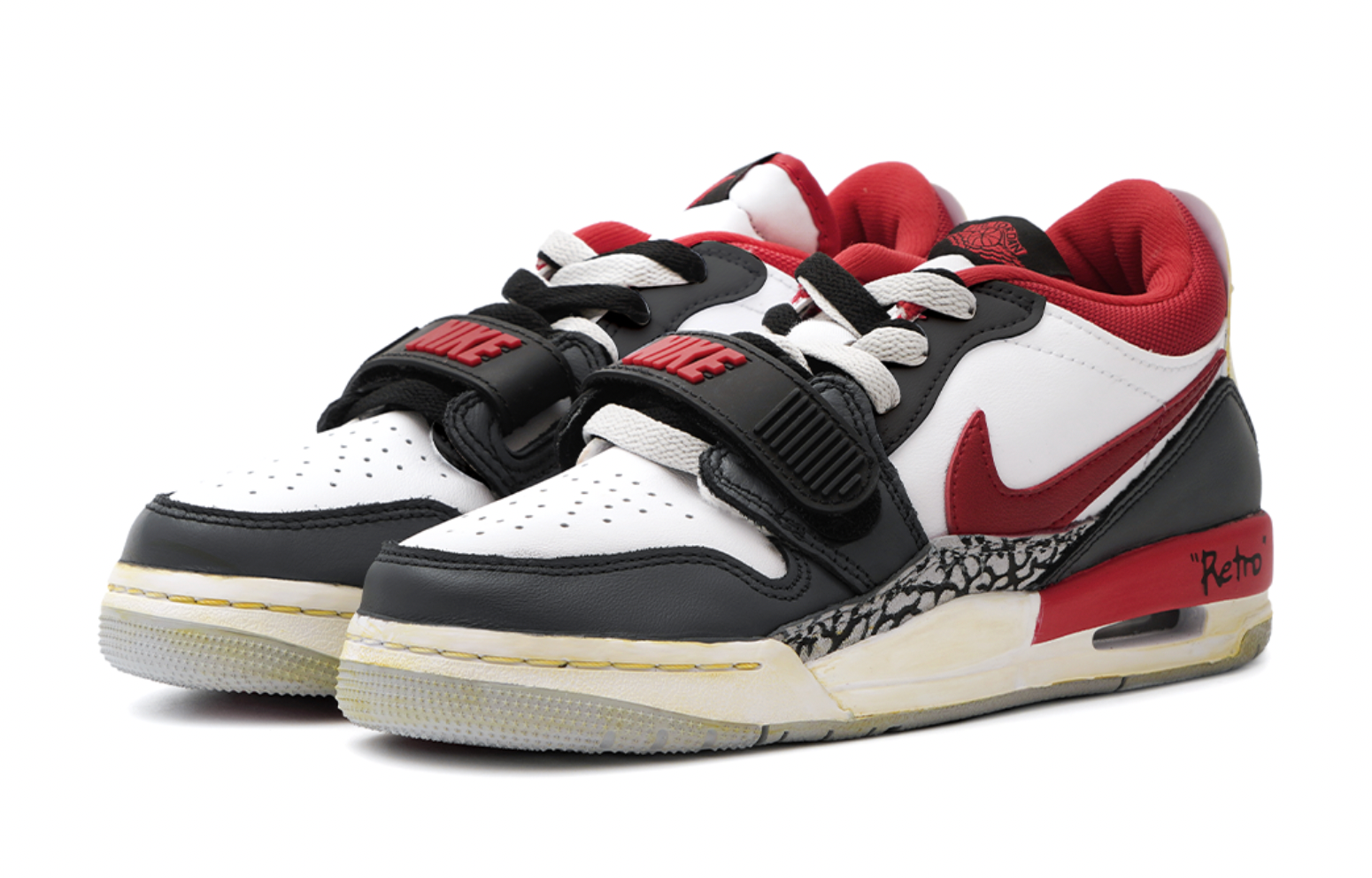 Lookbook (W) 에어 조던 레거시 312 로우 '검흰빨' CD9054-160(Team33-男女款-复古街头)