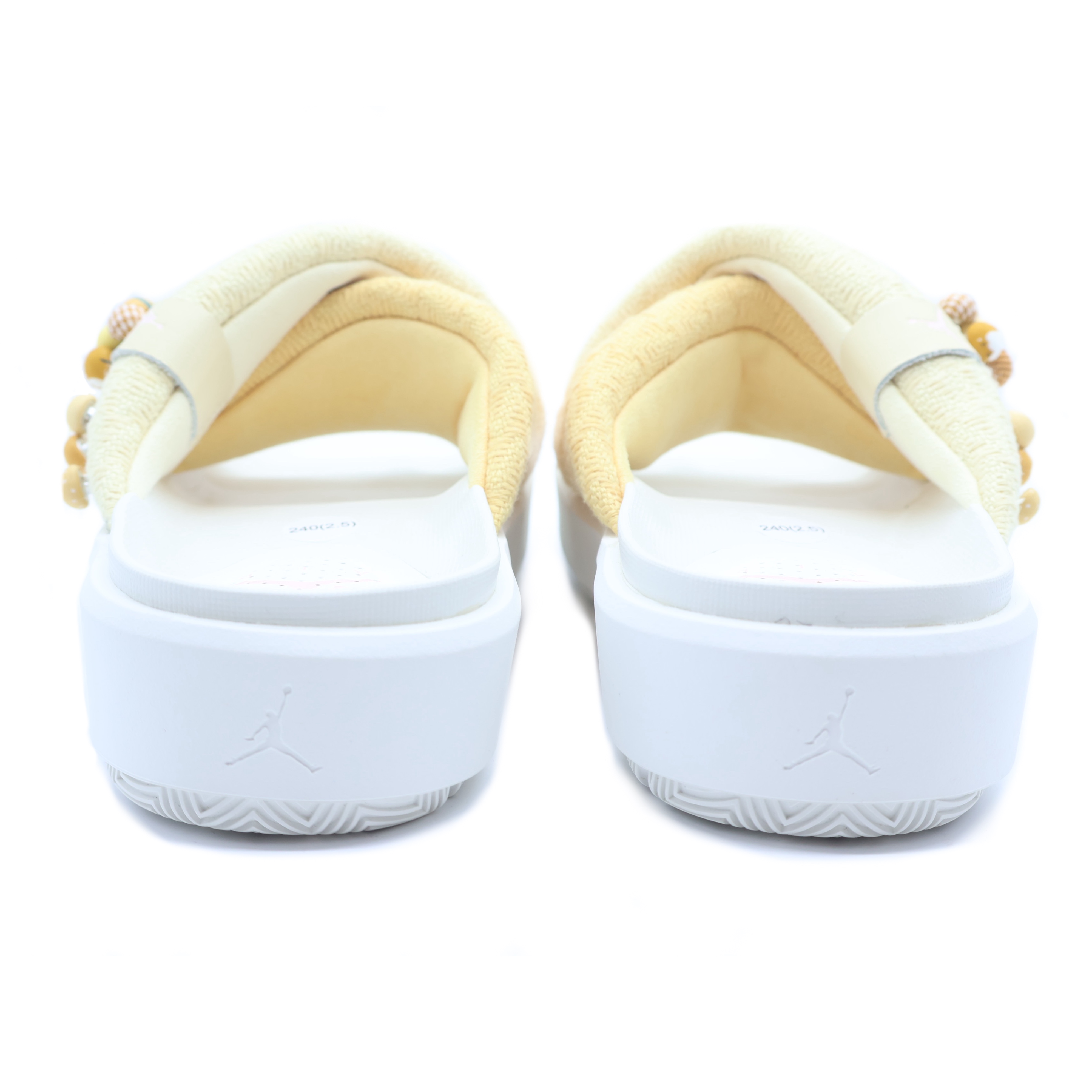 Purchase (W) [Sepatu Kustom] Air Jordan Sophia Slide 'Kuning Pucat Bunga' FJ9107-161（Team155-HS）