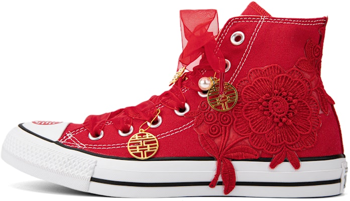 (W) Zapatillas Converse Chuck Taylor All Star 'Rojo Celebración Nupcial' 101013(Team18-C红色花朵婚鞋女) Buy (W) Zapatillas Converse Chuck Taylor All Star 'Rojo Celebración Nupcial' 101013(Team18-C红色花朵婚鞋女)