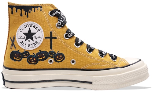 【定制球鞋】Converse Chuck Taylor All Star 1970s高幫 萬聖節 漫畫男女款定制 帆布鞋 男女款 黃色 Shop 【定制球鞋】Converse Chuck Taylor All Star 1970s高幫 萬聖節 漫畫男女款定制 帆布鞋 男女款 黃色