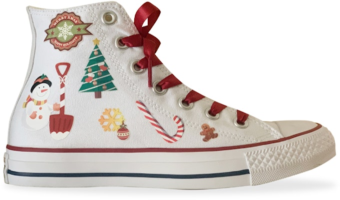 (W) 컨버스 커스텀 하이탑 '크리스마스 선물' 101009C(TeamD-热转印圣诞红白) Shop (W) 컨버스 커스텀 하이탑 '크리스마스 선물' 101009C(TeamD-热转印圣诞红白)