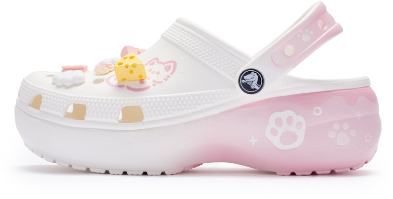 【訂製球鞋】Crocs卡骆驰 Classic clog BIGNIU 喵牌糕糕 小貓奶油蛋糕 裝飾扣 洞洞鞋 女款 白粉 Buy 【訂製球鞋】Crocs卡骆驰 Classic clog BIGNIU 喵牌糕糕 小貓奶油蛋糕 裝飾扣 洞洞鞋 女款 白粉