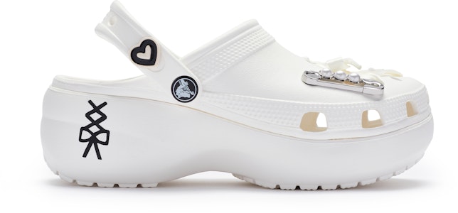 【訂製球鞋】 Crocs卡羅希 Classic clog BIGNIU 天使誕生那一刻 芭蕾風 飾品扣 洞洞鞋 女款 白色 Order 【訂製球鞋】 Crocs卡羅希 Classic clog BIGNIU 天使誕生那一刻 芭蕾風 飾品扣 洞洞鞋 女款 白色