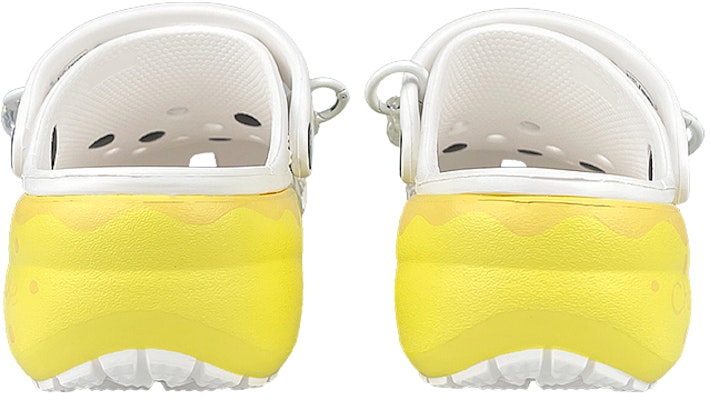 【定制球鞋】 Crocs卡駱馳 Classic clog 是在玩鞋 雲朵 芝士奶酪 鐳射鏈條 裝飾扣 洞洞鞋 女款 白黃 Purchase 【定制球鞋】 Crocs卡駱馳 Classic clog 是在玩鞋 雲朵 芝士奶酪 鐳射鏈條 裝飾扣 洞洞鞋 女款 白黃