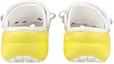 Purchase 【定制球鞋】 Crocs卡駱馳 Classic clog 是在玩鞋 雲朵 芝士奶酪 鐳射鏈條 裝飾扣 洞洞鞋 女款 白黃