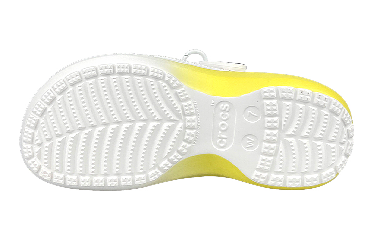 Details for 【定制球鞋】 Crocs卡駱馳 Classic clog 是在玩鞋 雲朵 芝士奶酪 鐳射鏈條 裝飾扣 洞洞鞋 女款 白黃
