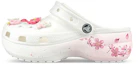 Buy (W) 【定制鞋款】Crocs经典洞洞鞋‘白粉云樱花’ 206750-100(Team叁-女洞洞鞋樱花BOX)