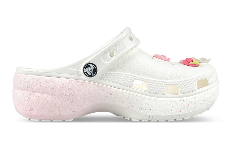[Custom Shoes] (W) Crocs Classic Clog 'White Pink Cloud Cherry Blossom' 圖 2
