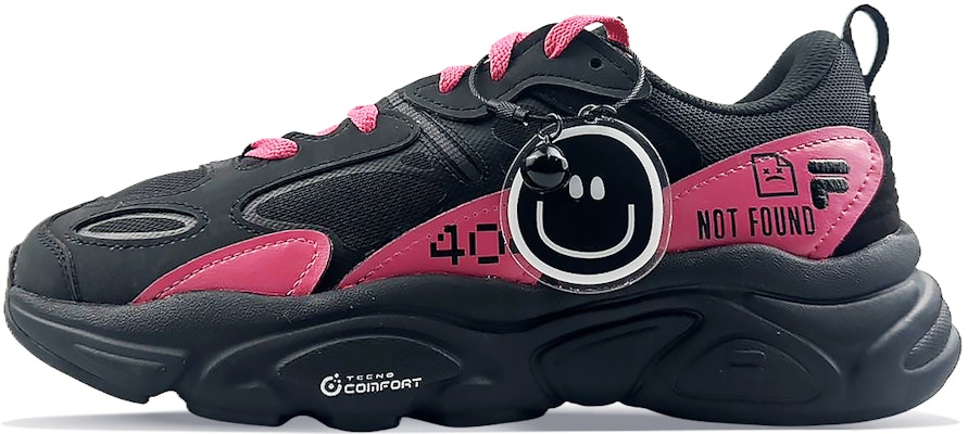 (W) FILA マーズ2 BNK ブラックピンク スマイルチャーム (カスタムシューズ) F12W232174PBK(Team40-404) Order (W) FILA マーズ2 BNK ブラックピンク スマイルチャーム (カスタムシューズ) F12W232174PBK(Team40-404)