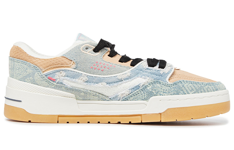 [Custom Shoes] (W) Li-Ning 001 'Da Vinci Custom SHARK Graffiti Blue Brown' 圖 2