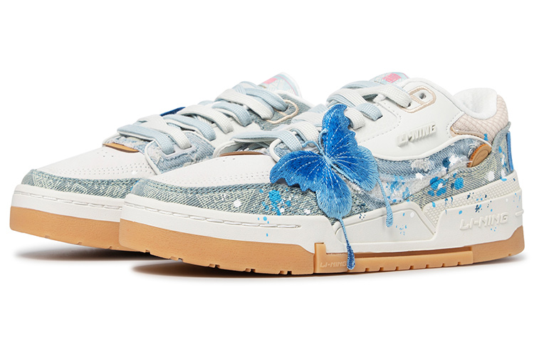 [Custom Shoes] (W) Li-Ning 001 'Da Vinci Custom - Blue Butterfly Denim' 圖 3