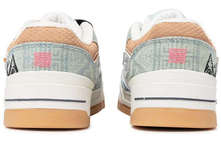 [Custom Shoes] (W) Li-Ning 001 'Da Vinci Custom SHARK Graffiti Blue Brown' 圖 4